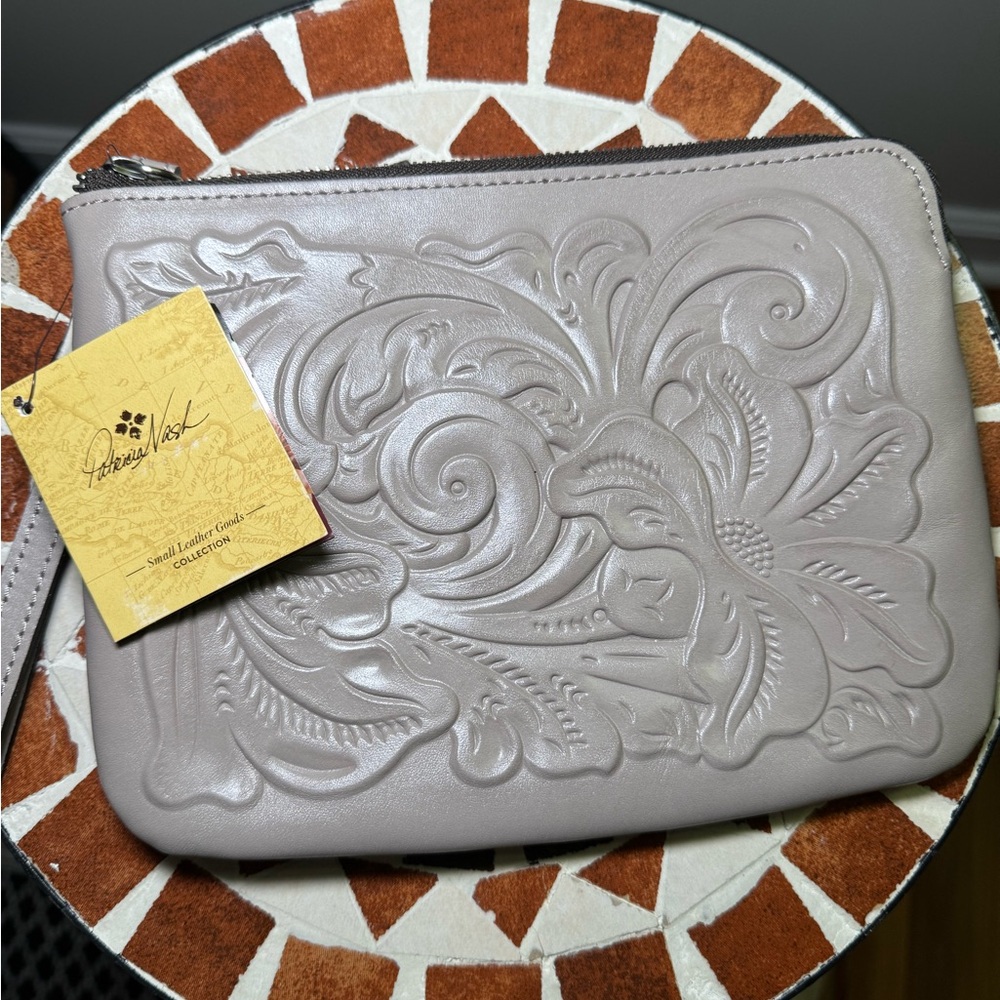 Patricia Nash Cassini Wristlet in Stone
